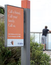 With new signage came telephone help point with autodialing for charity Lifeline and the emergency services.